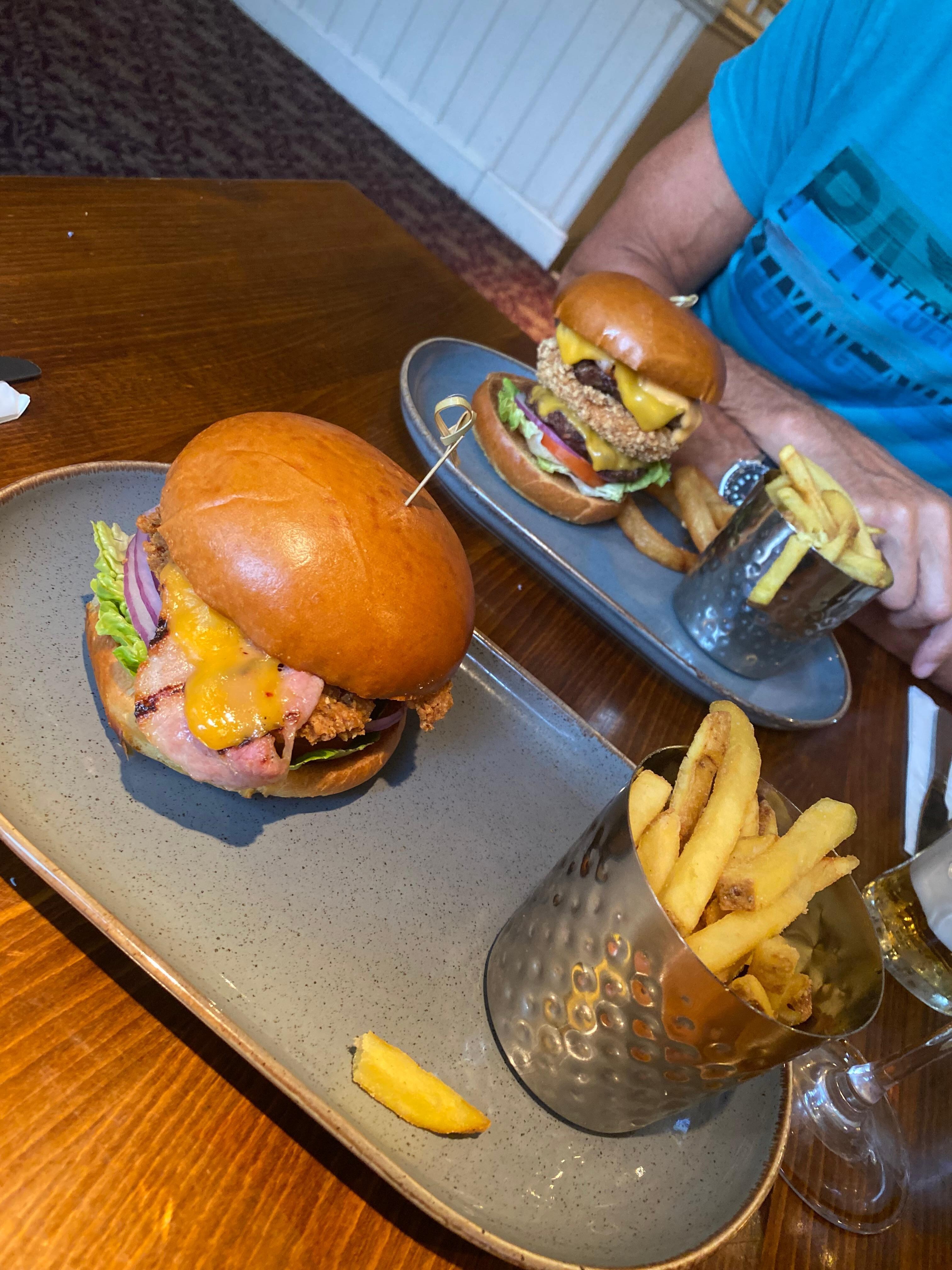 Look at these burgers!!