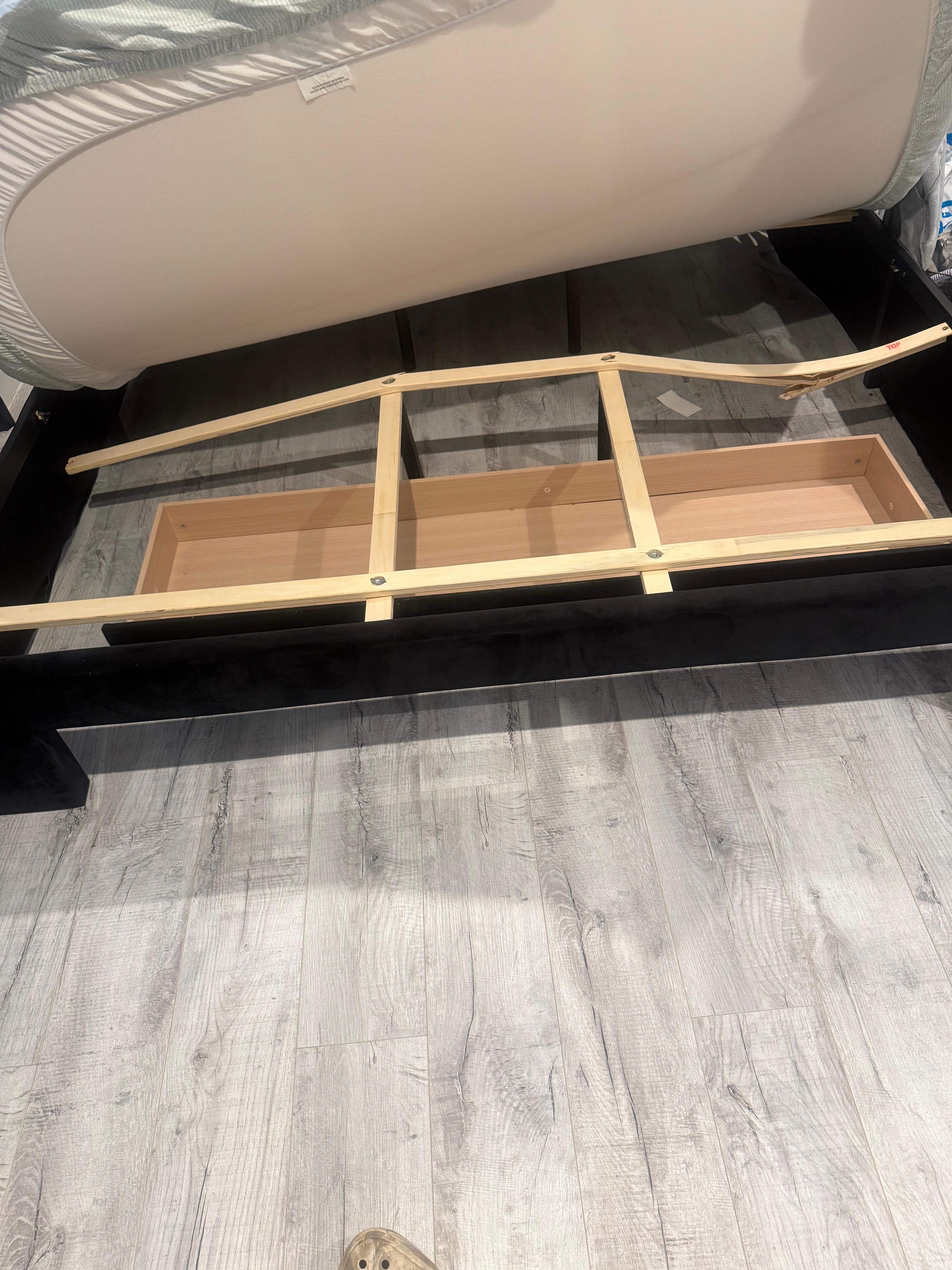 Broken bed supports that had occupants screaming as they fell through.  