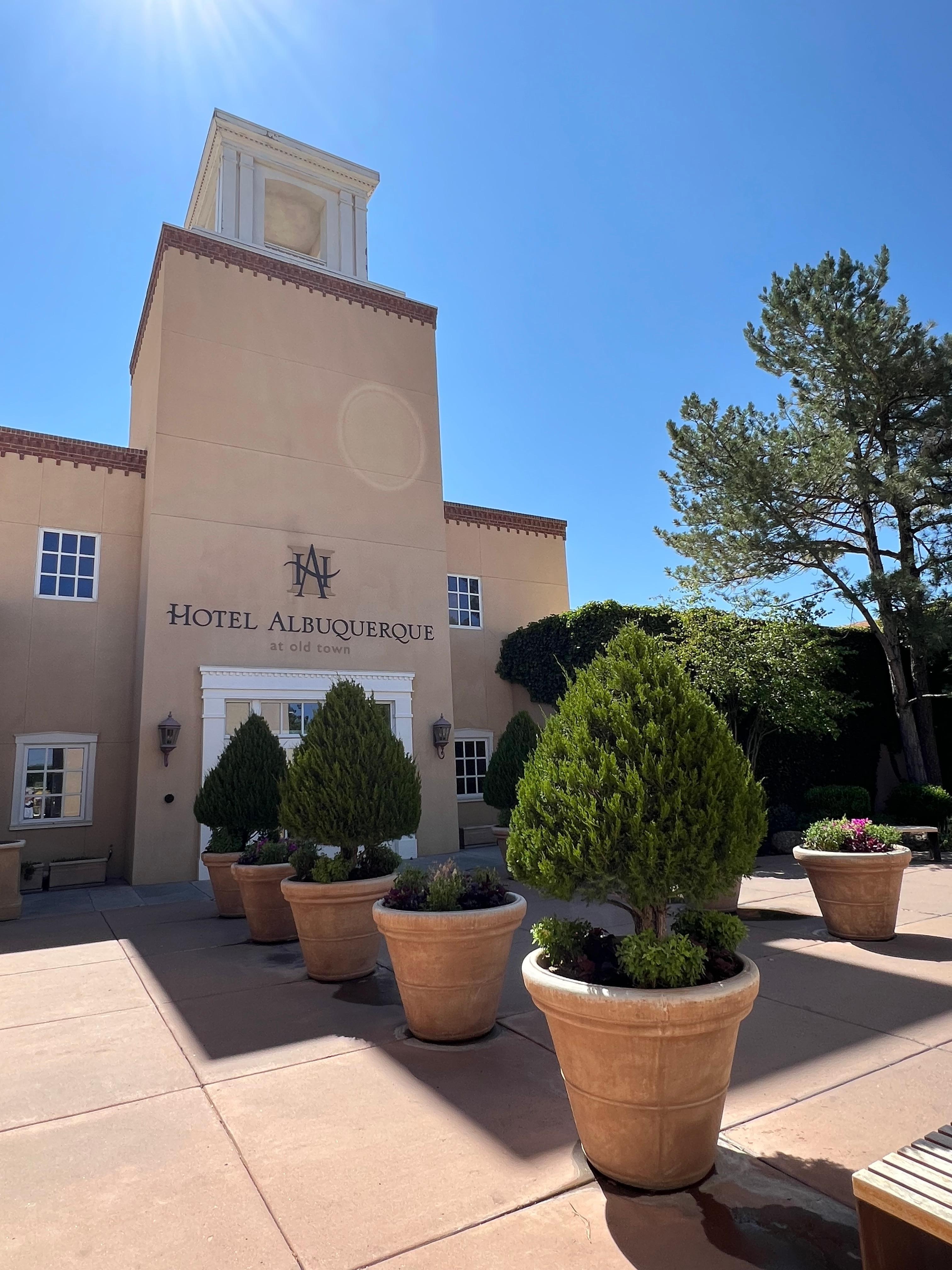 Hotel entrance 