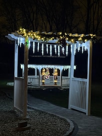 Nice walkway and gazebo
