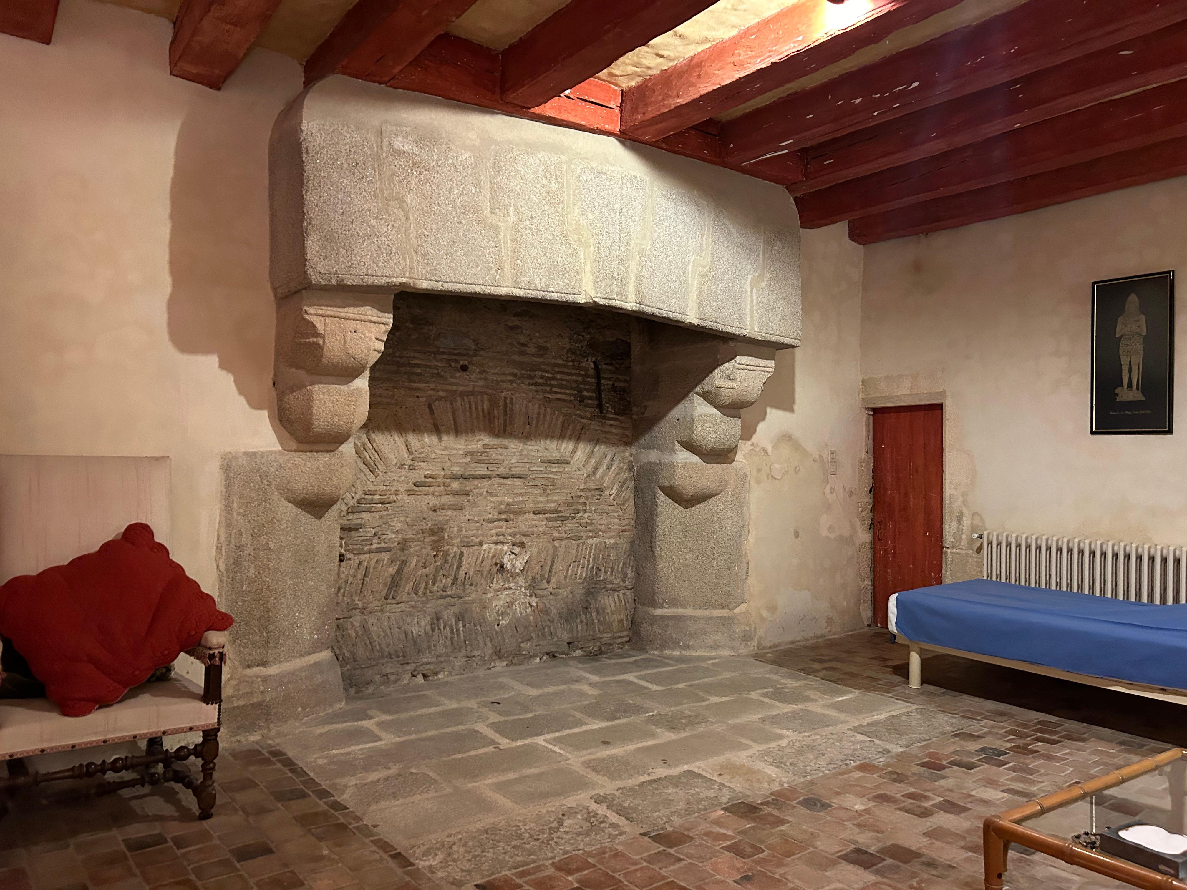 Part of the Bedroom in the 1000 year old Castle annex