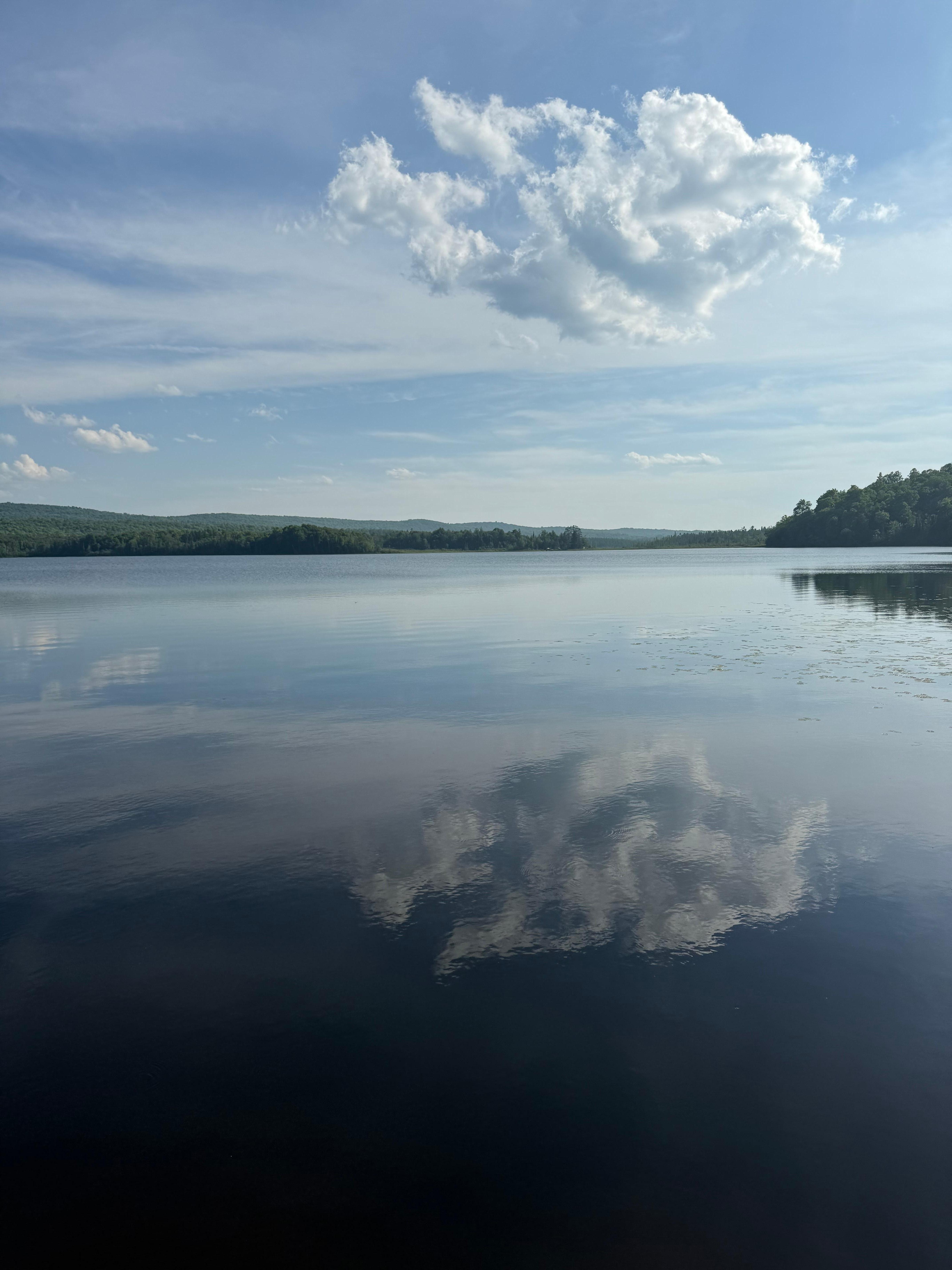 First day at the lake 