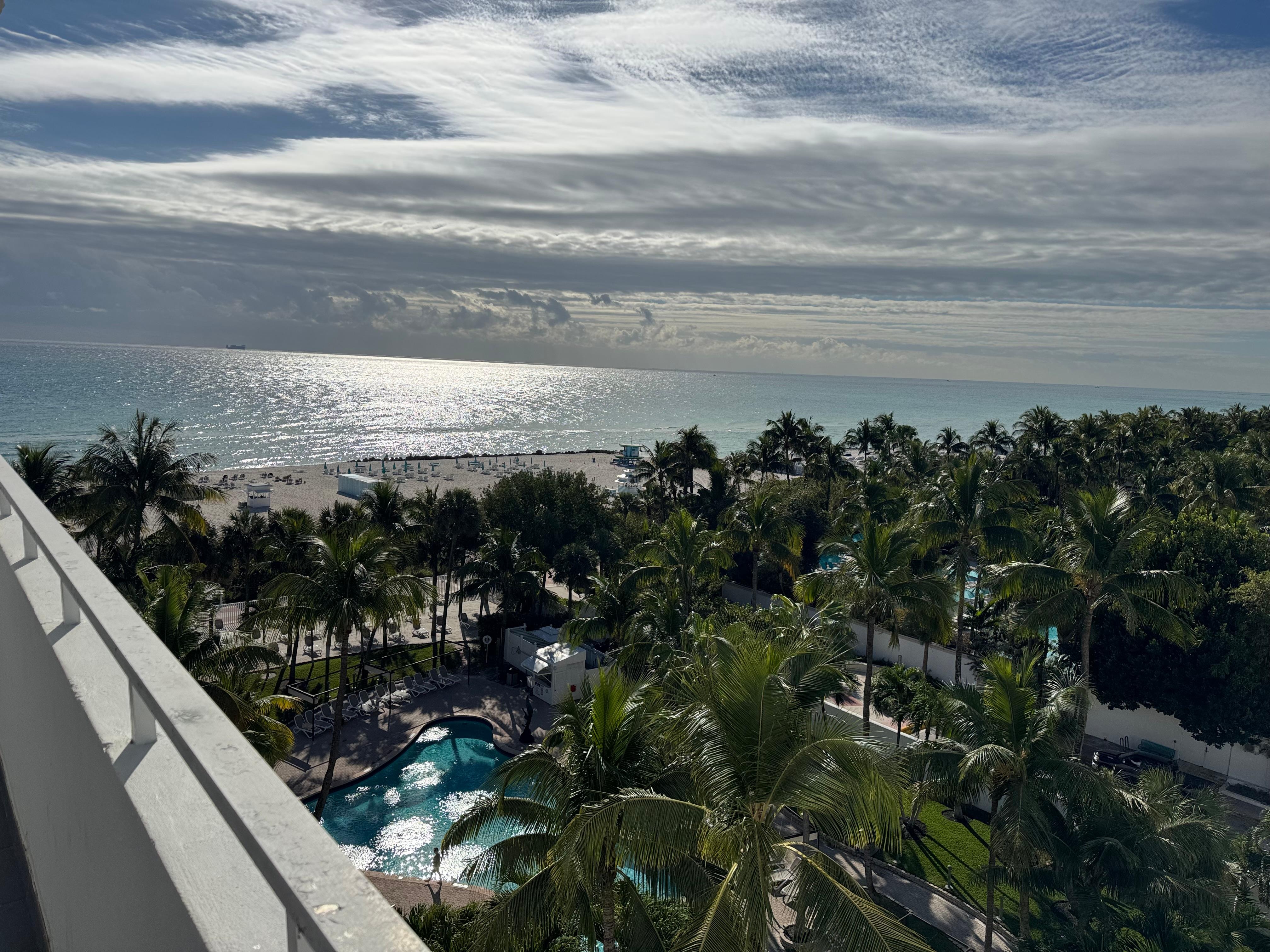 Stunning view from our balcony