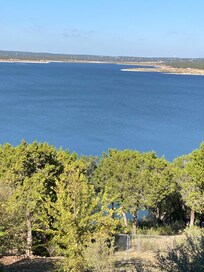 View from the back porch. We spent a lot of time out there.