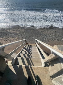 Beach access across the street
