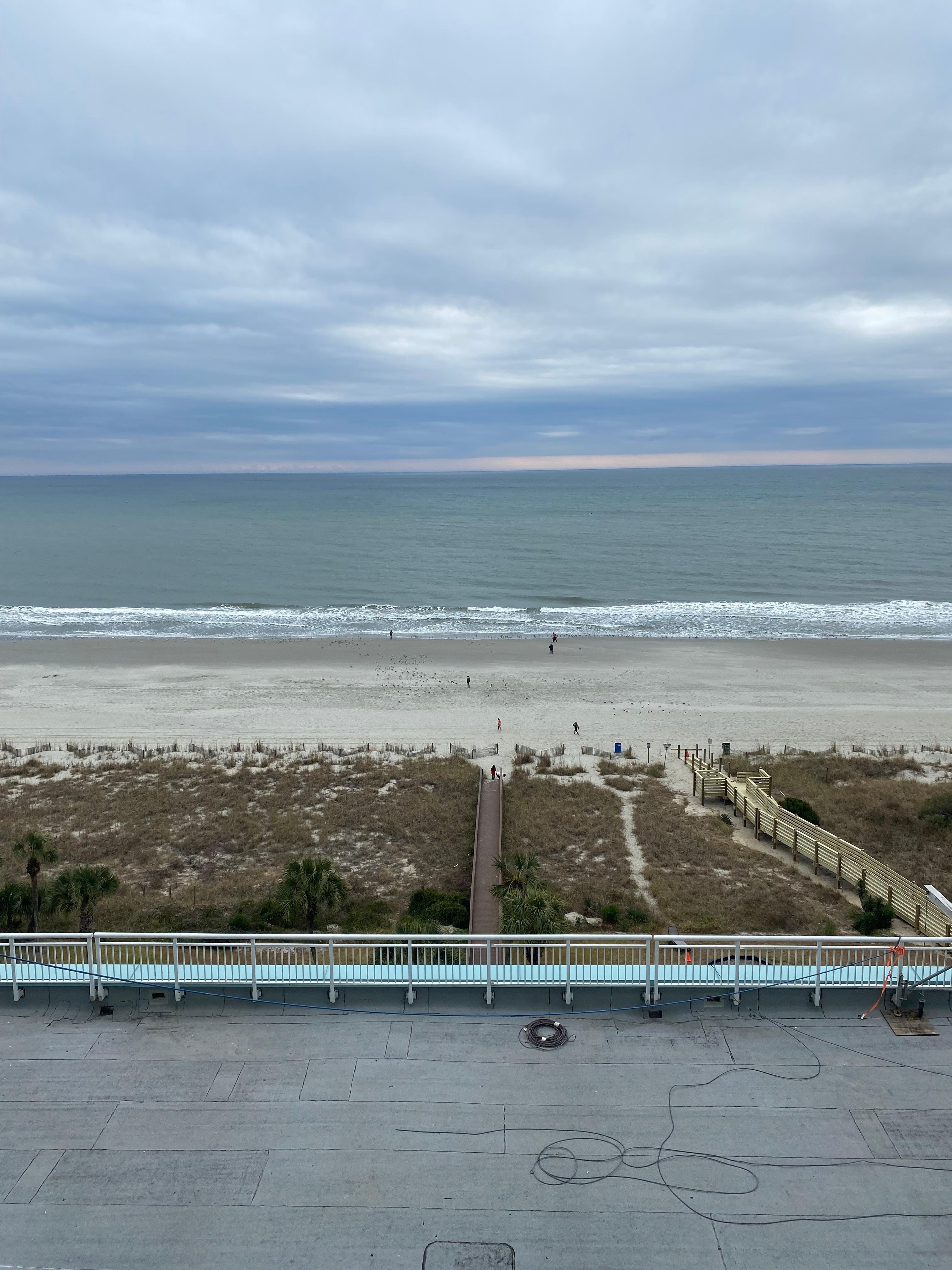 View from 9th floor beach front