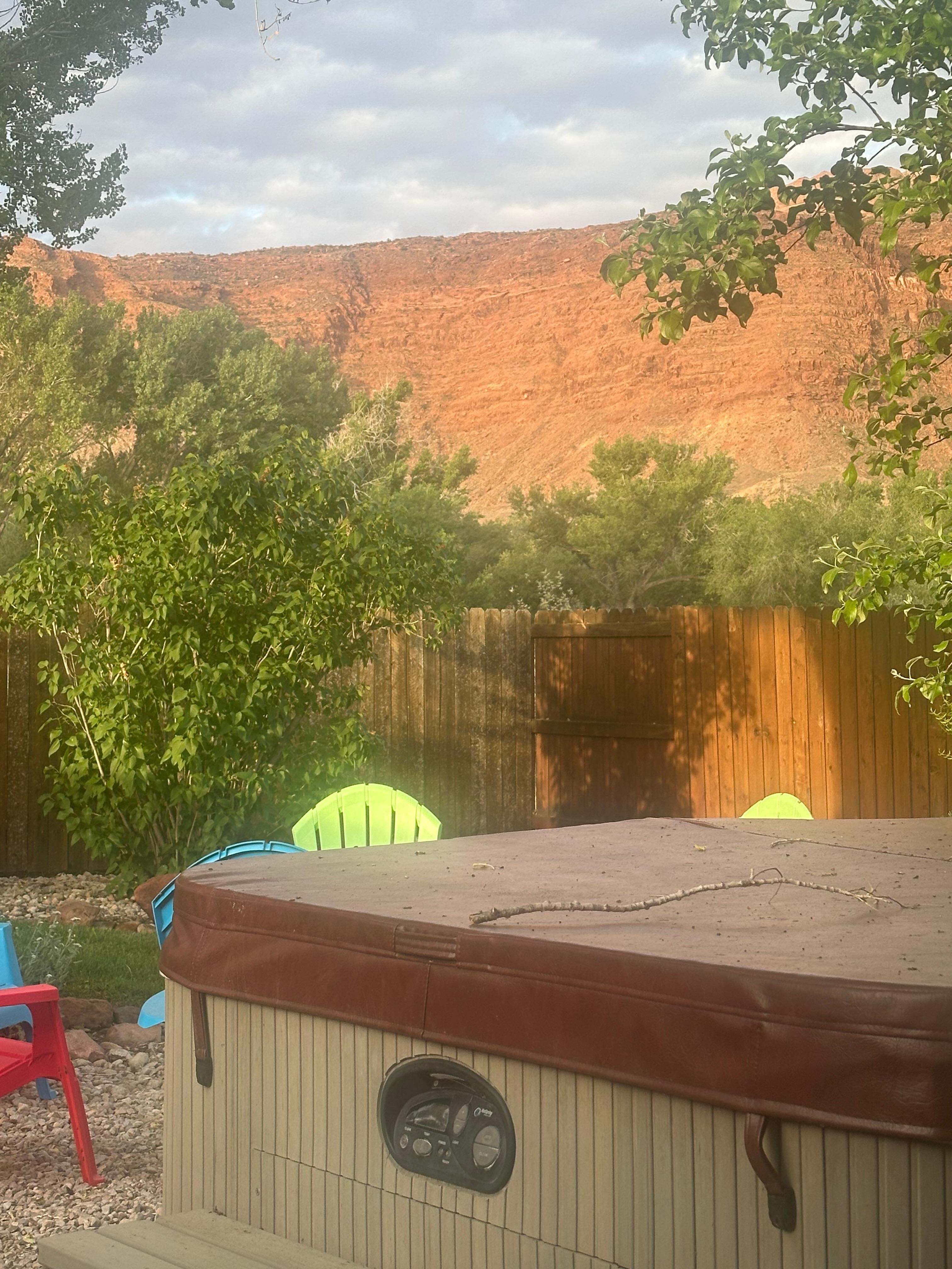 Morning view from the master bedroom. Great way to wake up.
