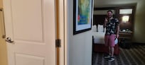 First suite; Hall leaving to bathroom and King bedroom