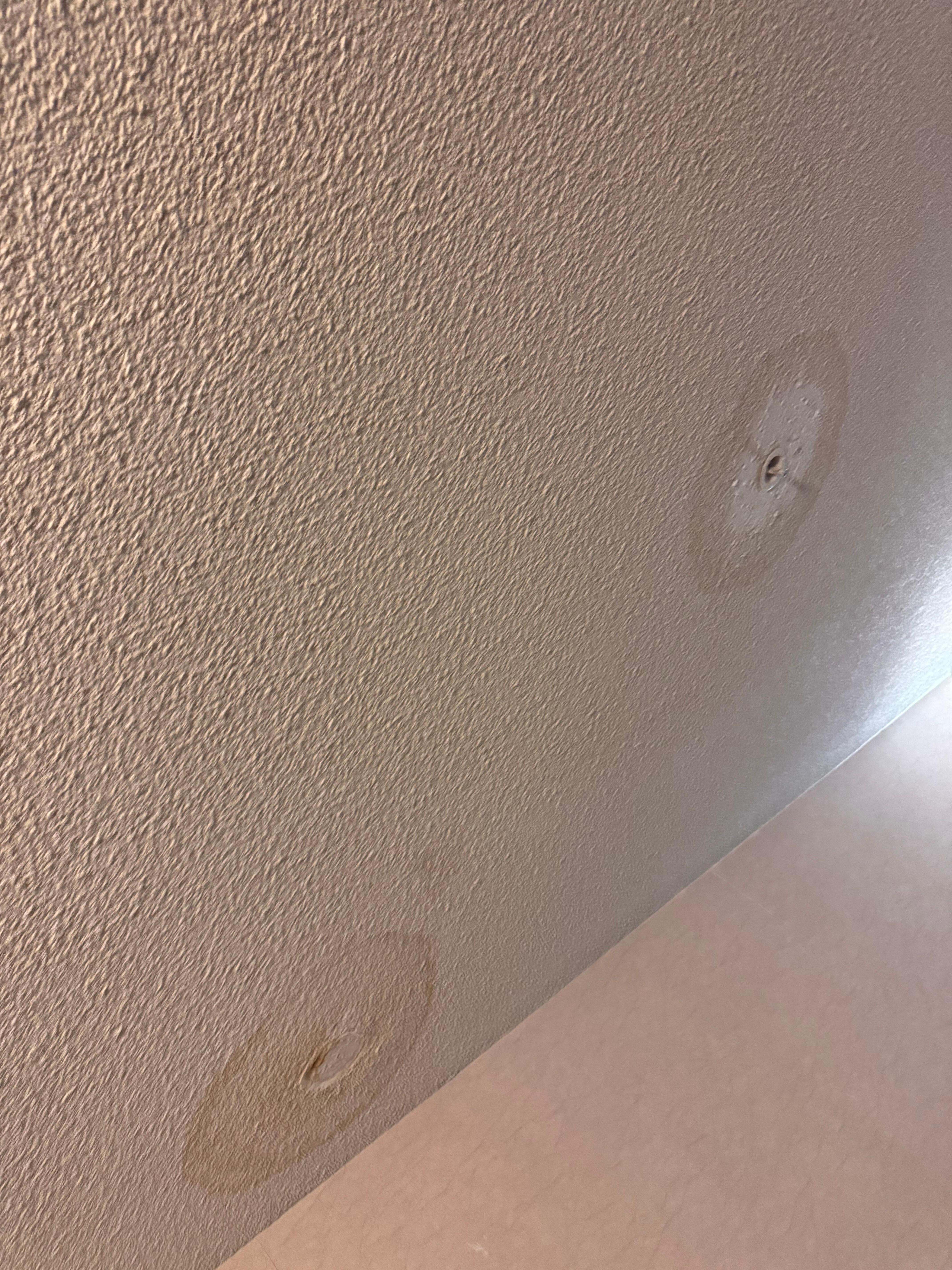 This is the ceiling in the room we stayed in.