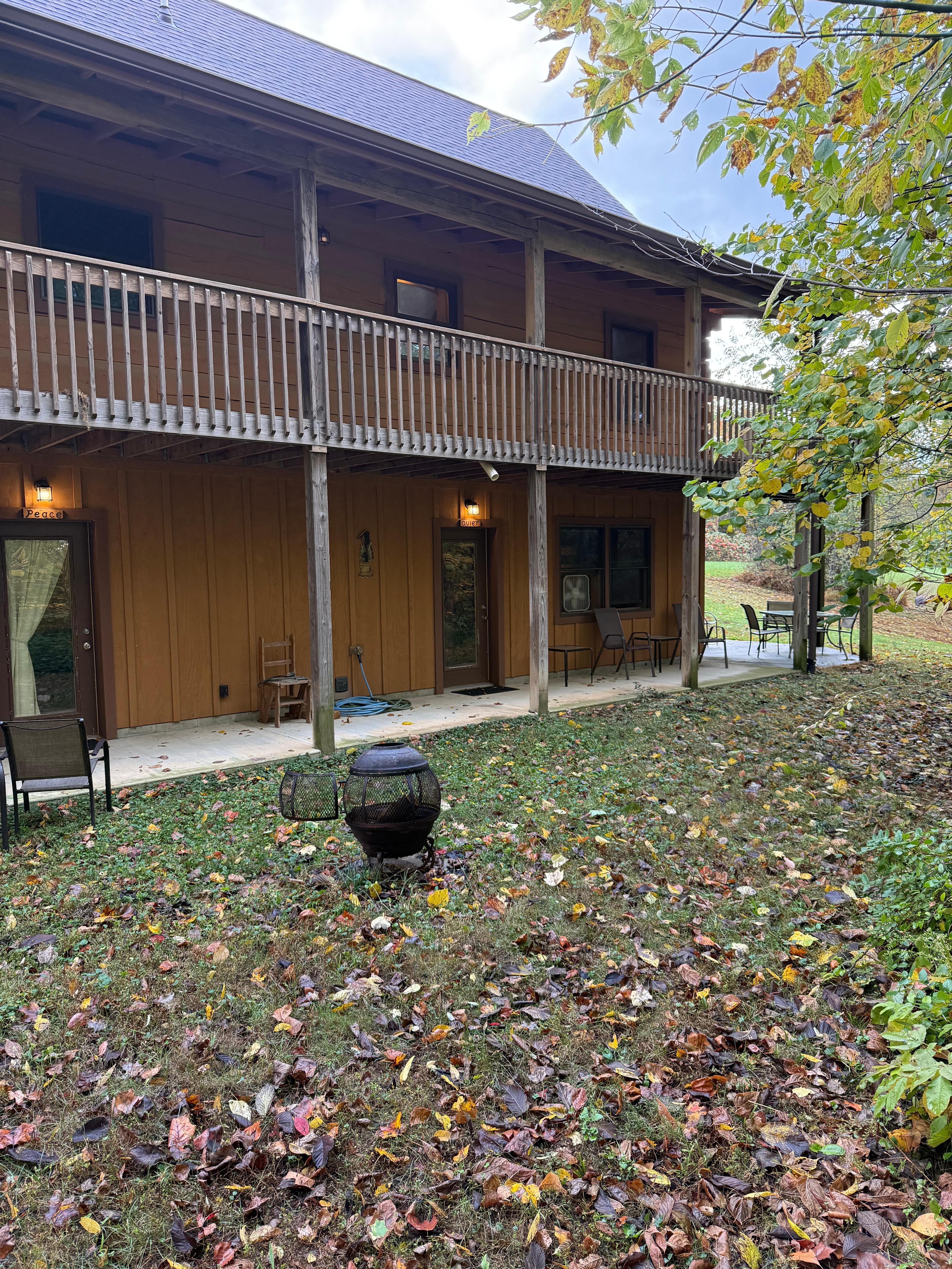 “Peace” unit lower left. “Quiet” unit lower right. 