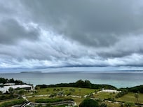 View from hotel room level 6 on another day.