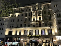 Hotellet set fra Hauptbahnhof