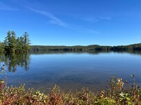 Beautiful lake across the street.