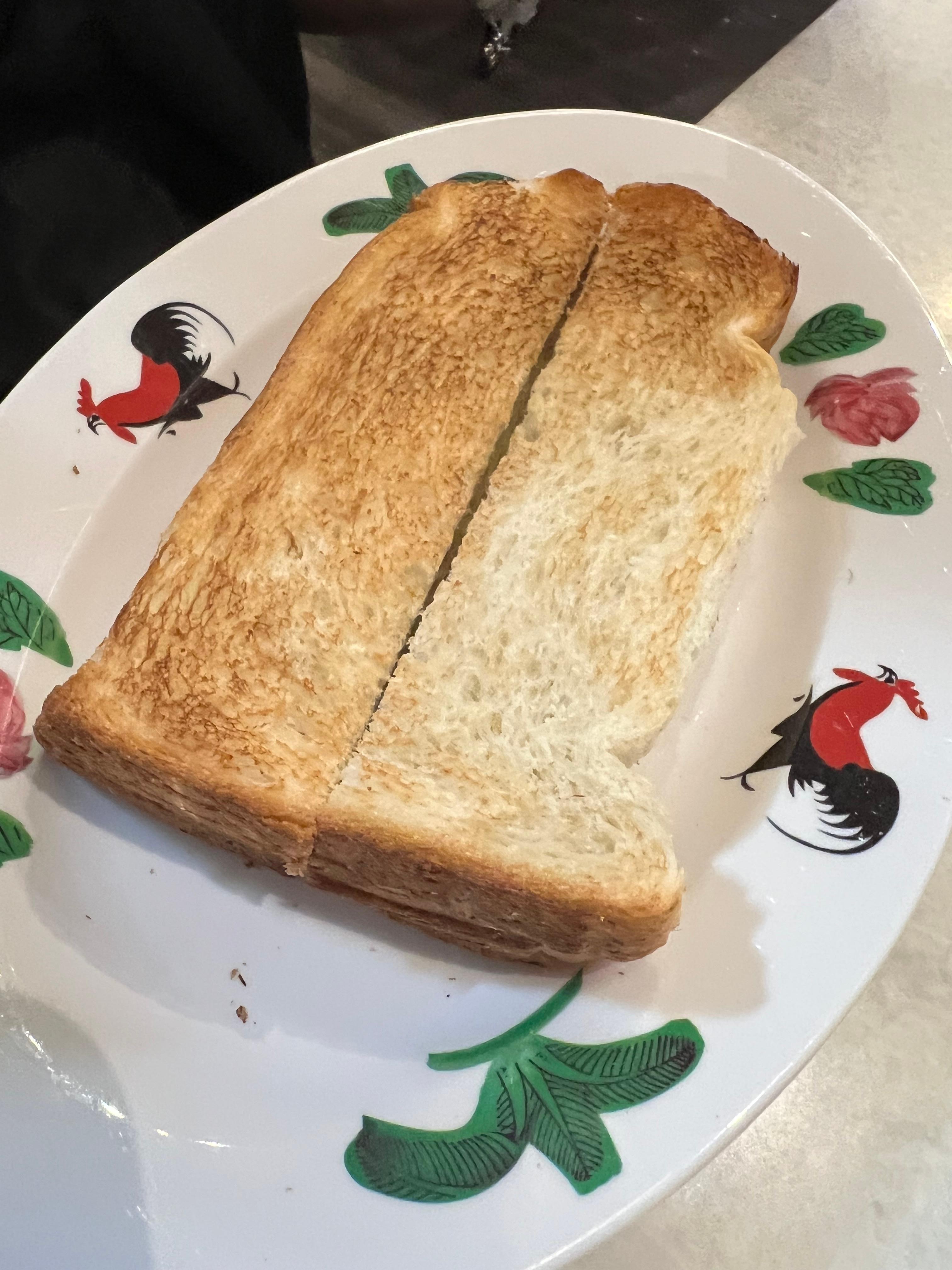 地元で有名なカヤトースト　とても美味しい