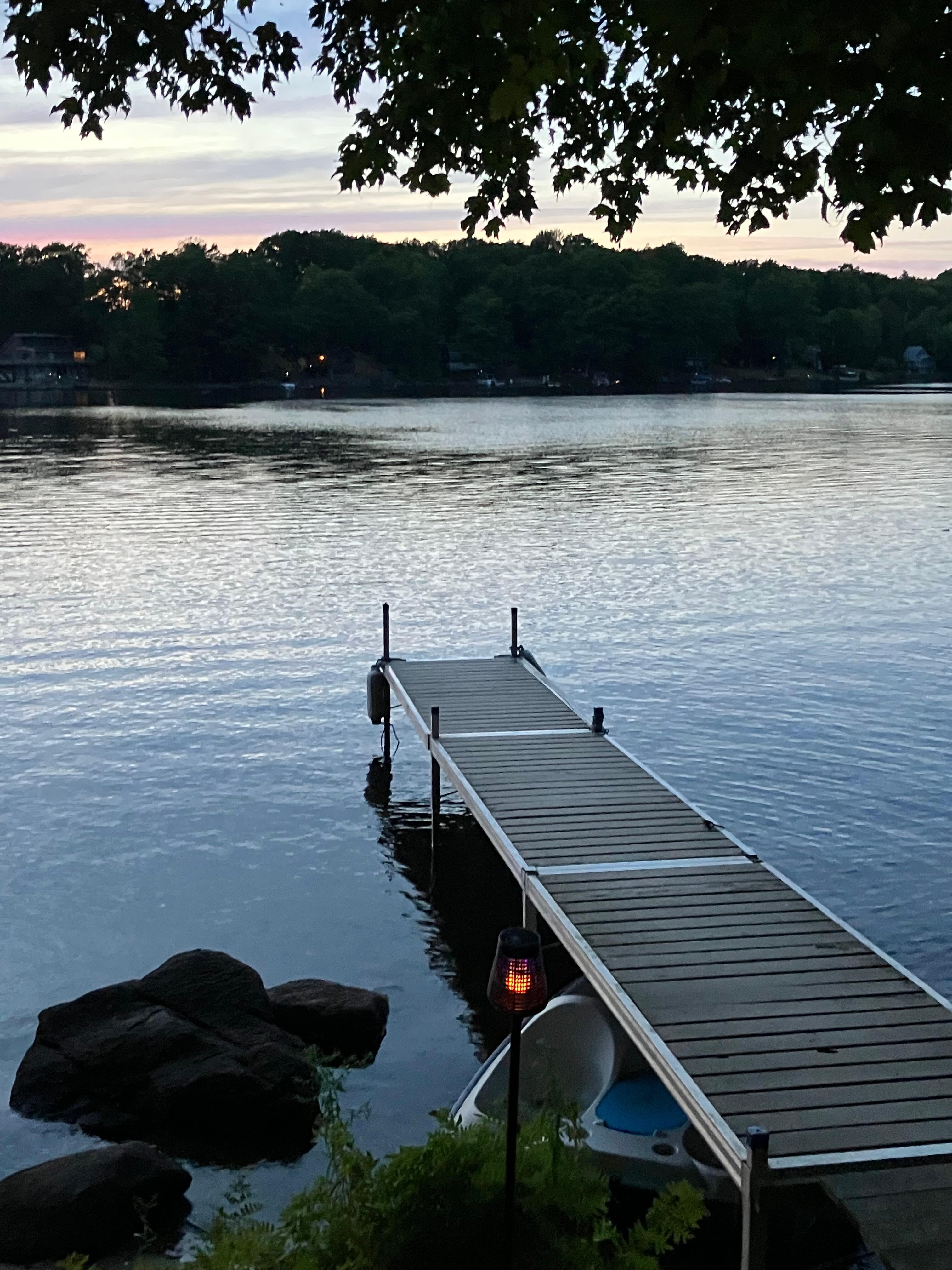Dock at sunset