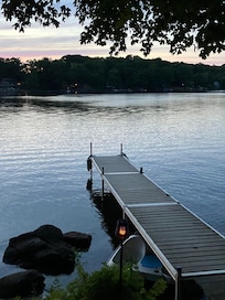 Dock at sunset