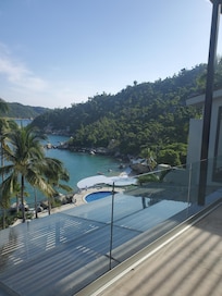 View from hotel lobby