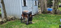 had to keep children away from trashed grill in yard