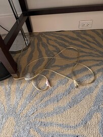 Lamp had to be plugged in to turn on. And unplugged to turn off at bedtime. I’am a senior citizen.