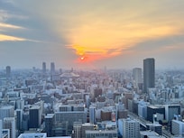 Sunset at the rooftop!