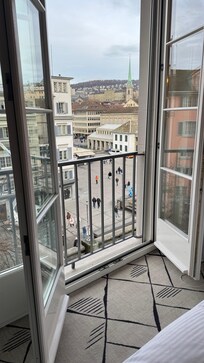 View out our 4th floor room