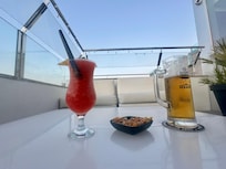 Versgemaakte strawberry daiquiri