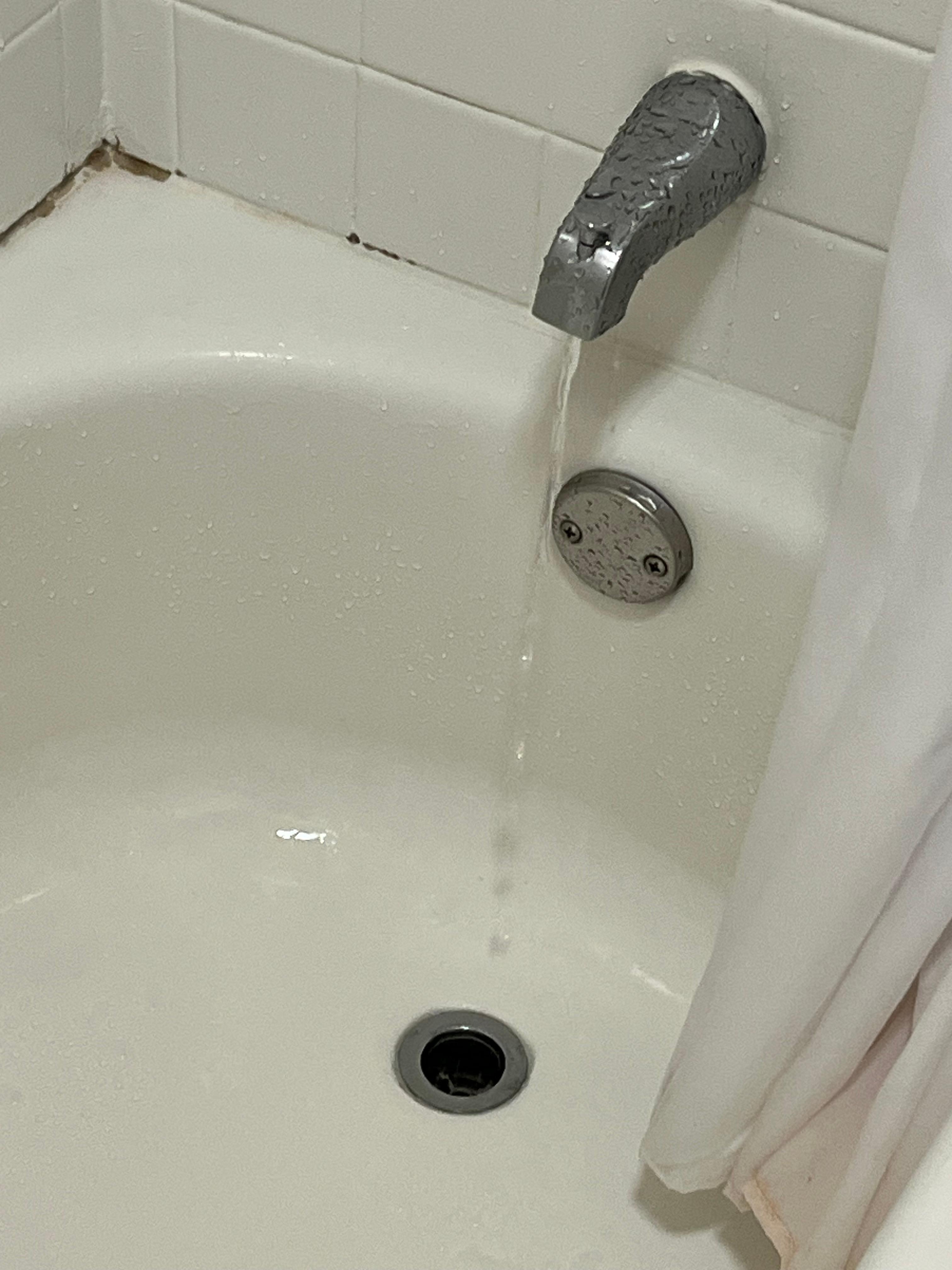 Running stream after shower. Figured iut how to stop it