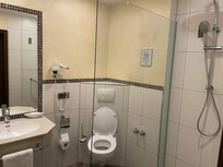 Clean modern bathroom