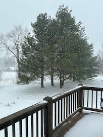 The snow was a pleasant surprise…