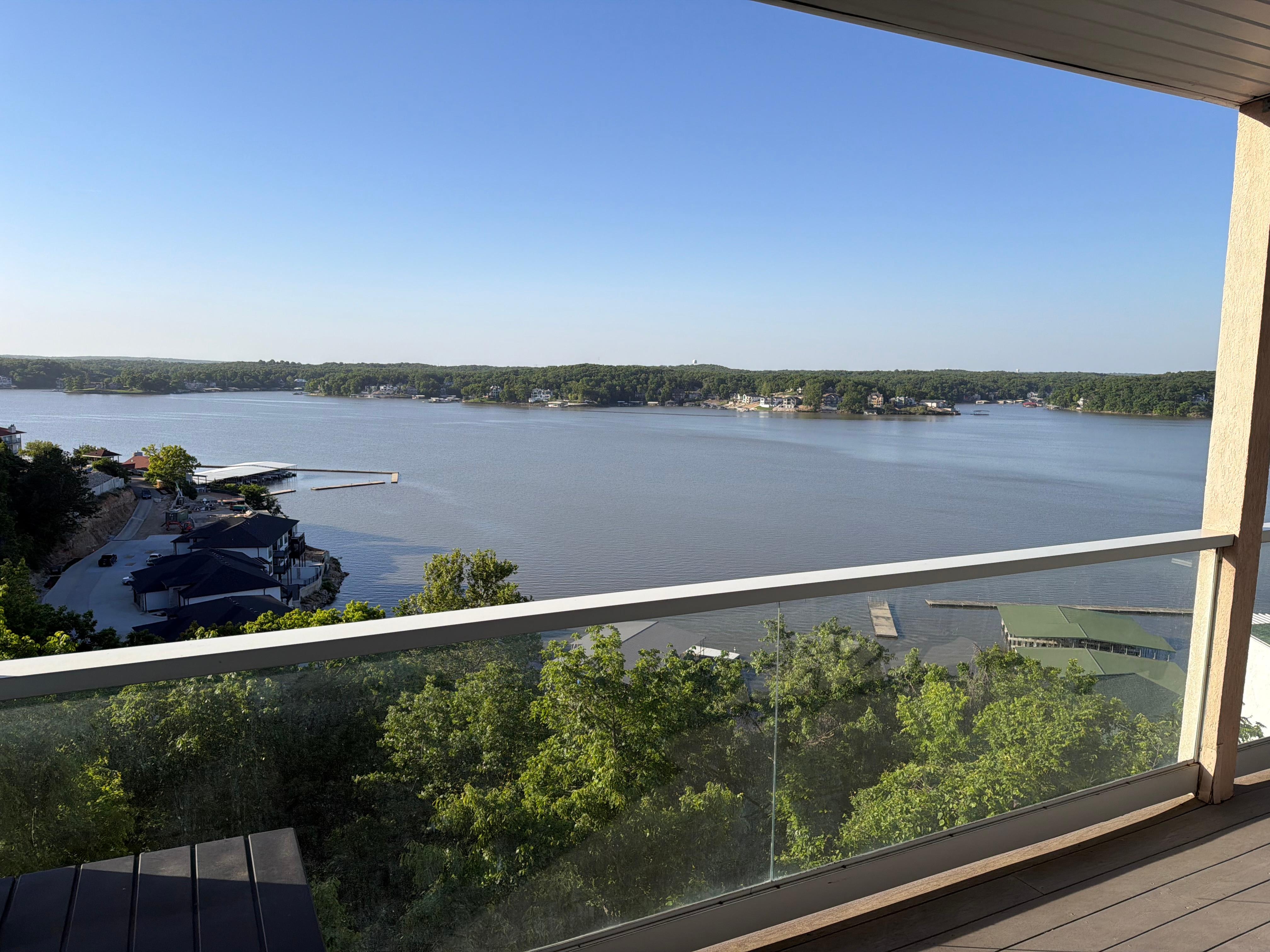 View from the balcony. 