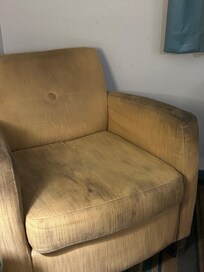 Chair by bed