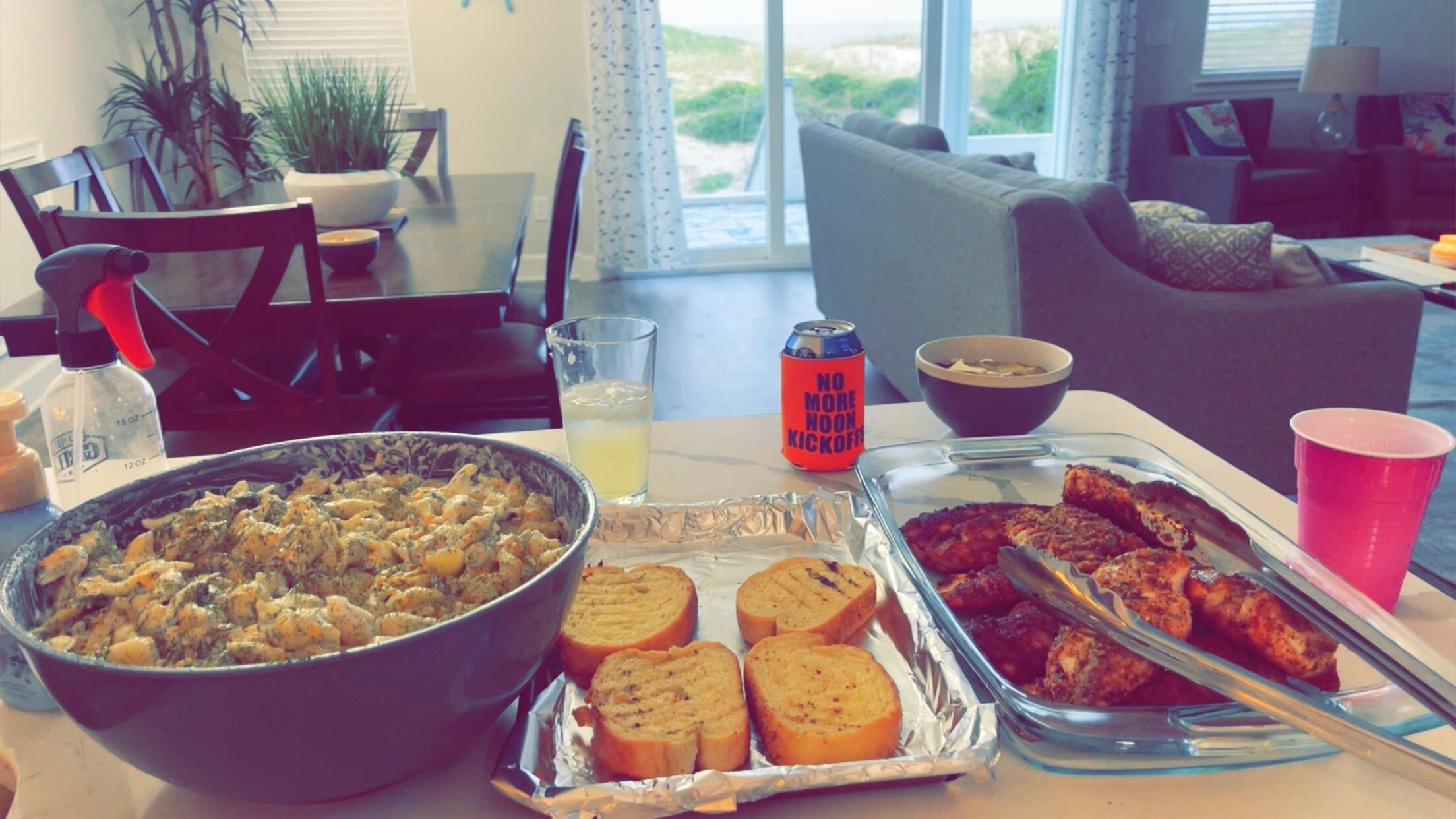 The fully stocked kitchen made cooking a breeze!