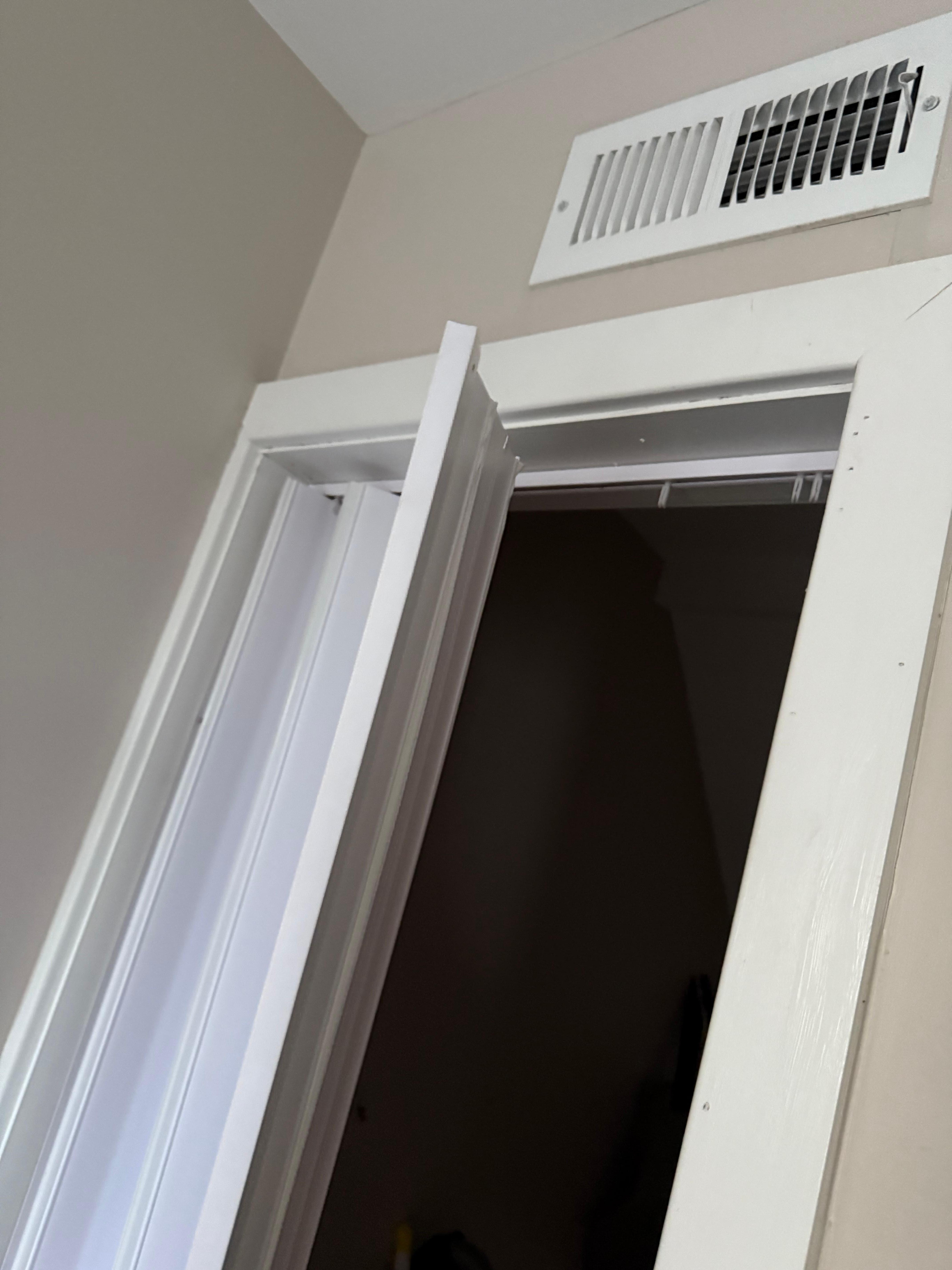 Closet door broken