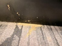 Dry mark of spilled liquid