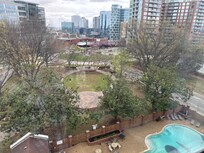 View from dining area.