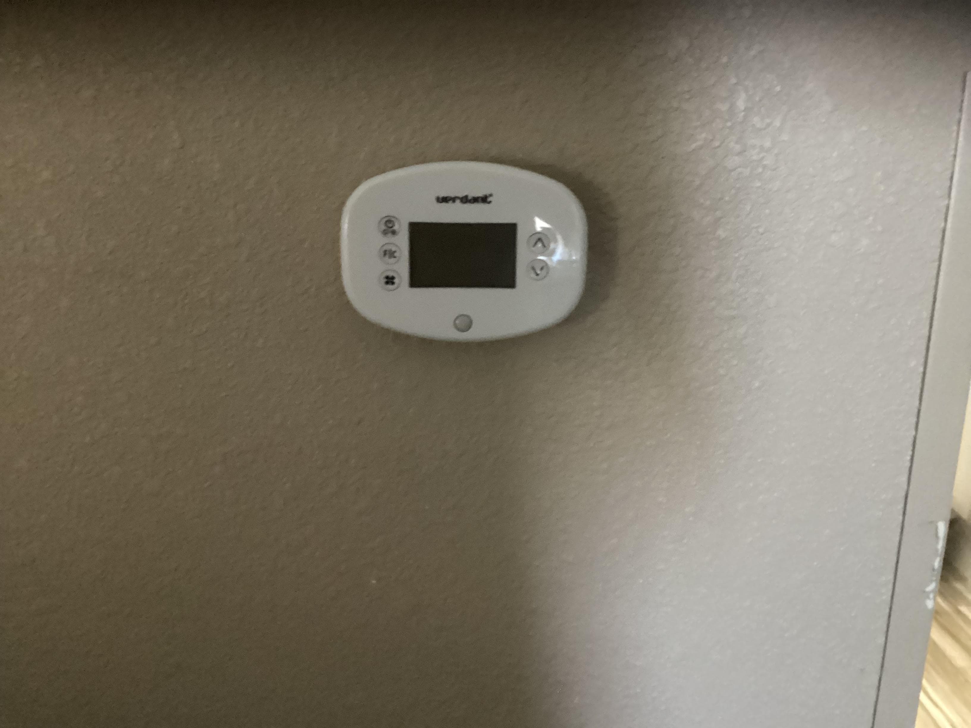 There was a thermostat for room but again unfortunately it didn’t work?