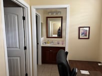 2nd bathroom/office space