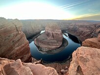 Horseshoe Bend very short drive away.