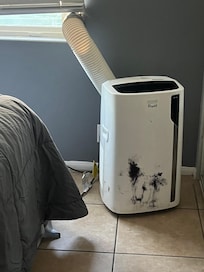 A filthy portable AC