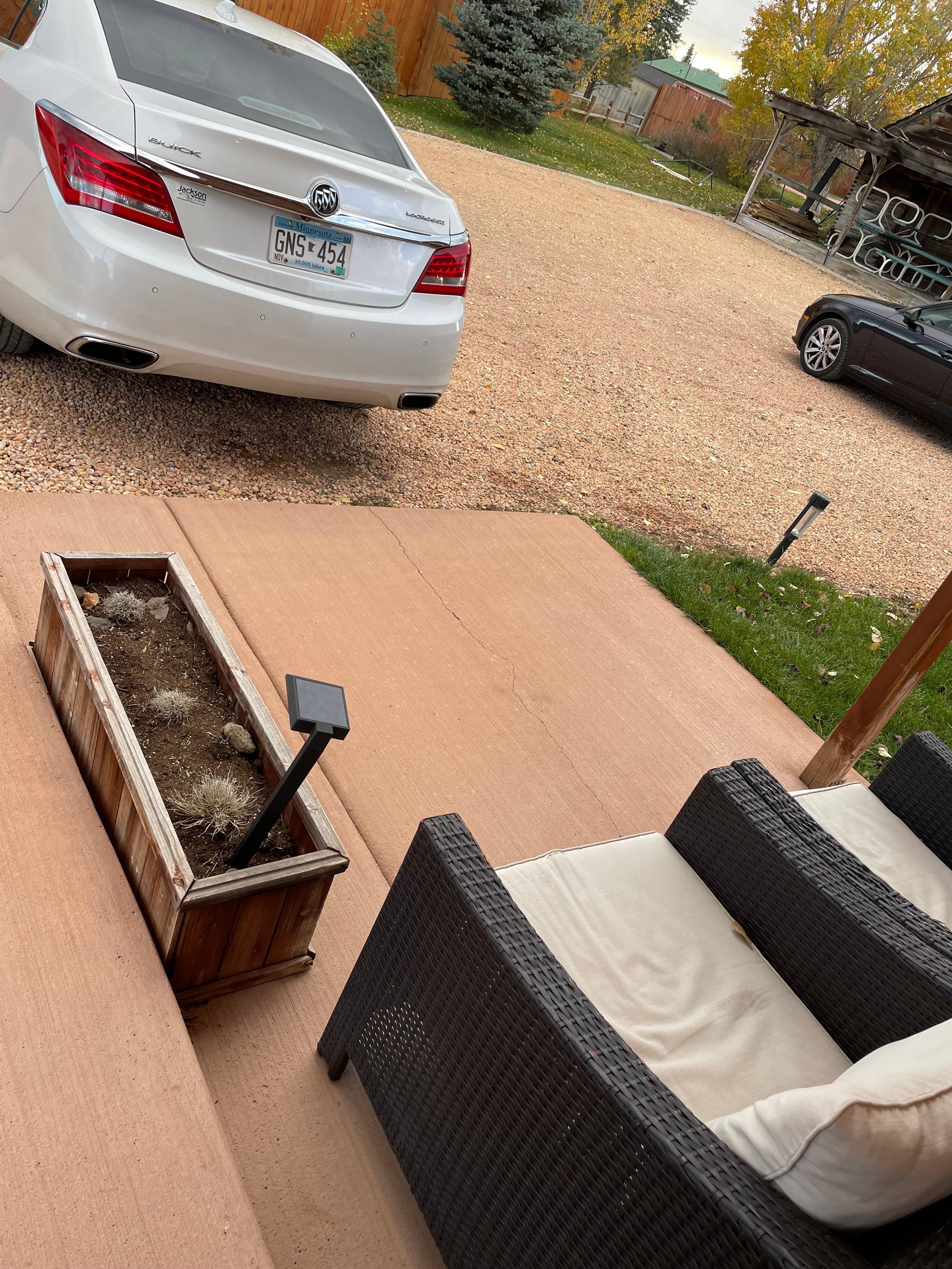 Unloading right by door, very handy.