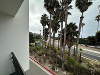 “Beach view” from the room