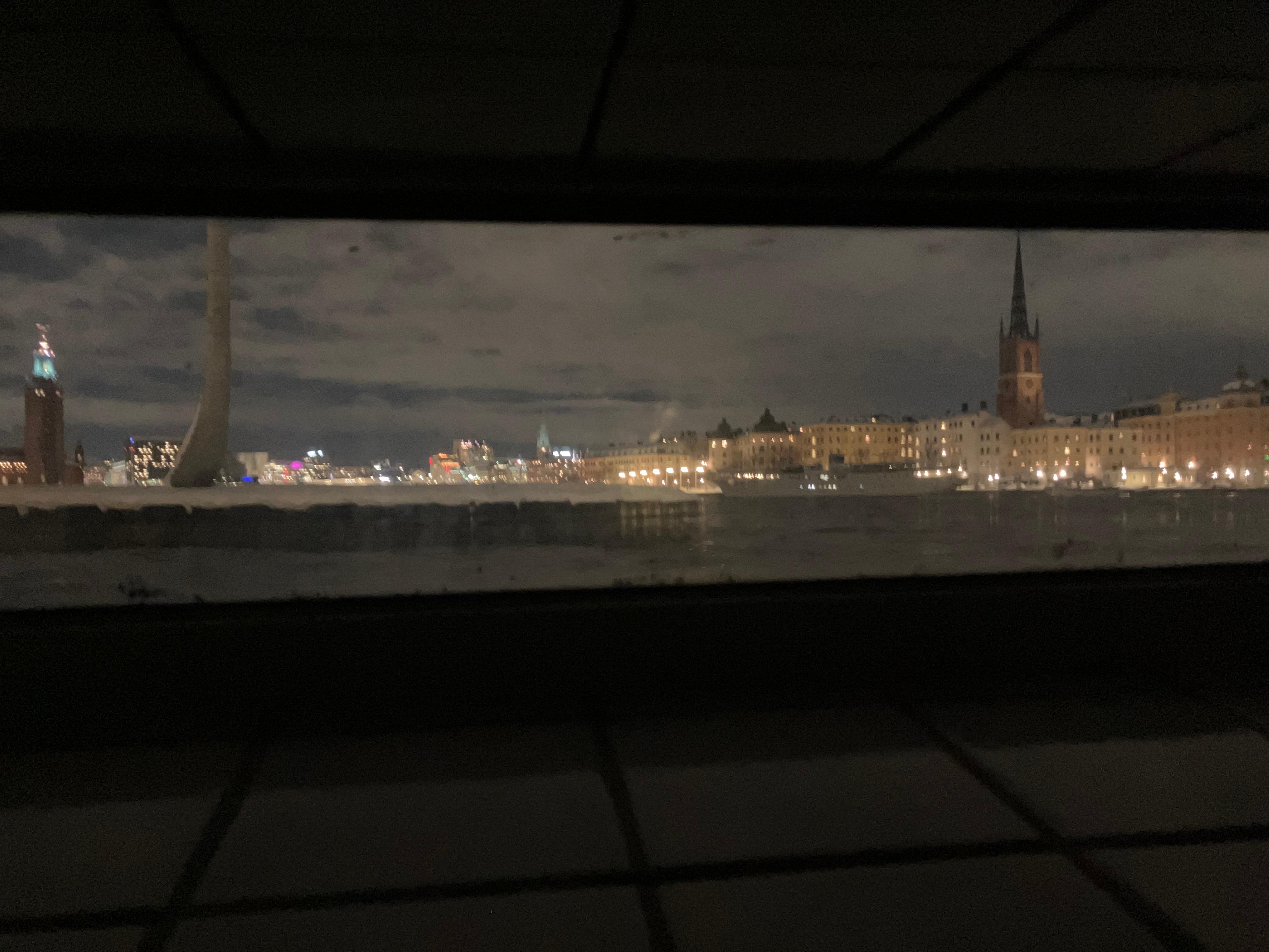 Evening view from my room 