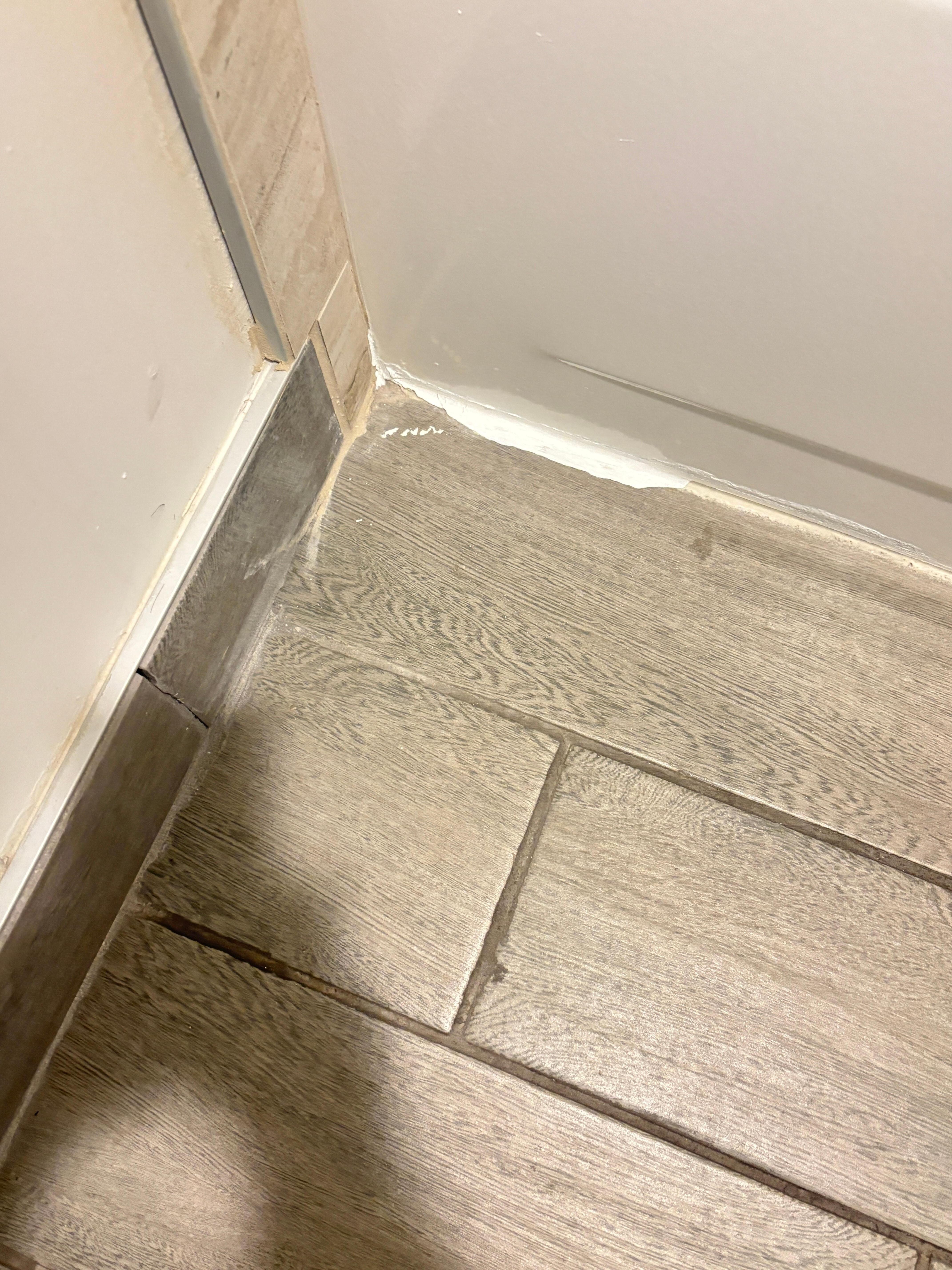 Paint and caulking everywhere it shouldn’t be 