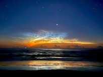 Sunrise just following a SpaceX launch