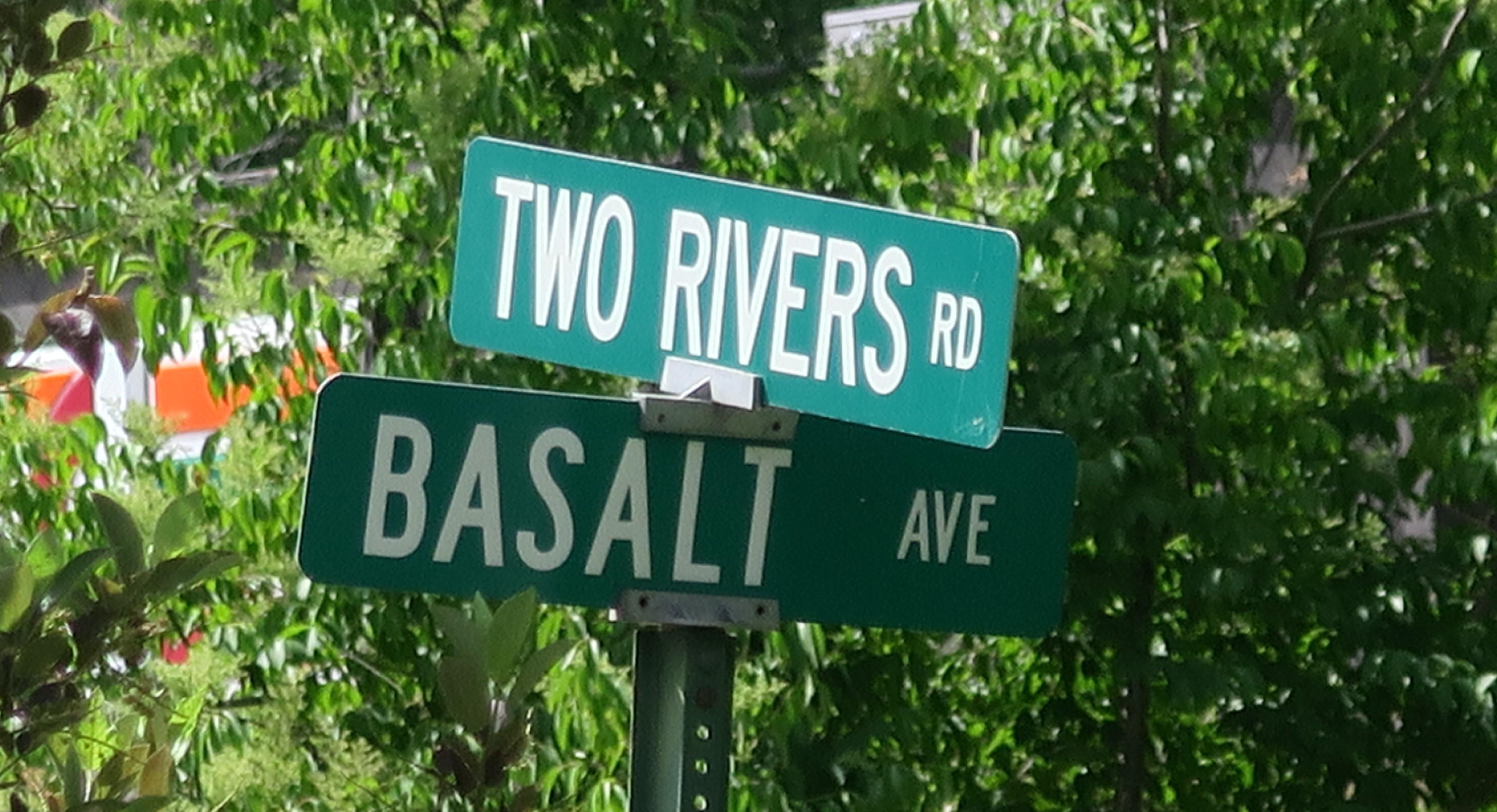 Where Frying Pan joins Roaring Fork River