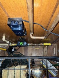 Picture of the valve we were initial told to turn on.