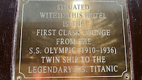 White Swan inn nearby .
Home of the first class lounge from the RMS Olympic, sister ship of the RMS Titanic