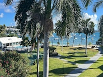 Beach view from balcony