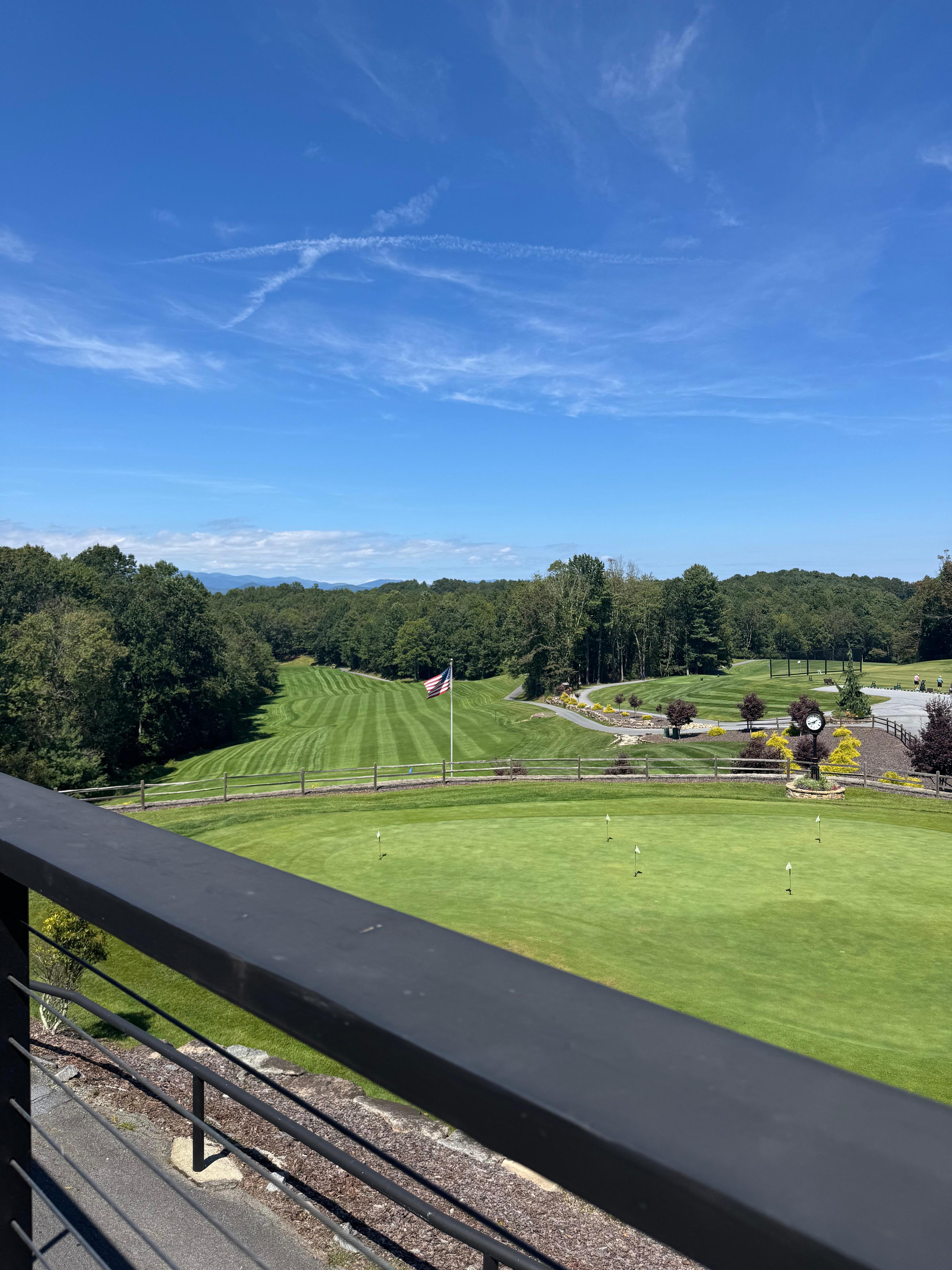 Golf course was so nice