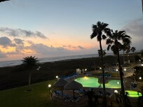 Beautiful sky’s at night. Close to the pool and beach.